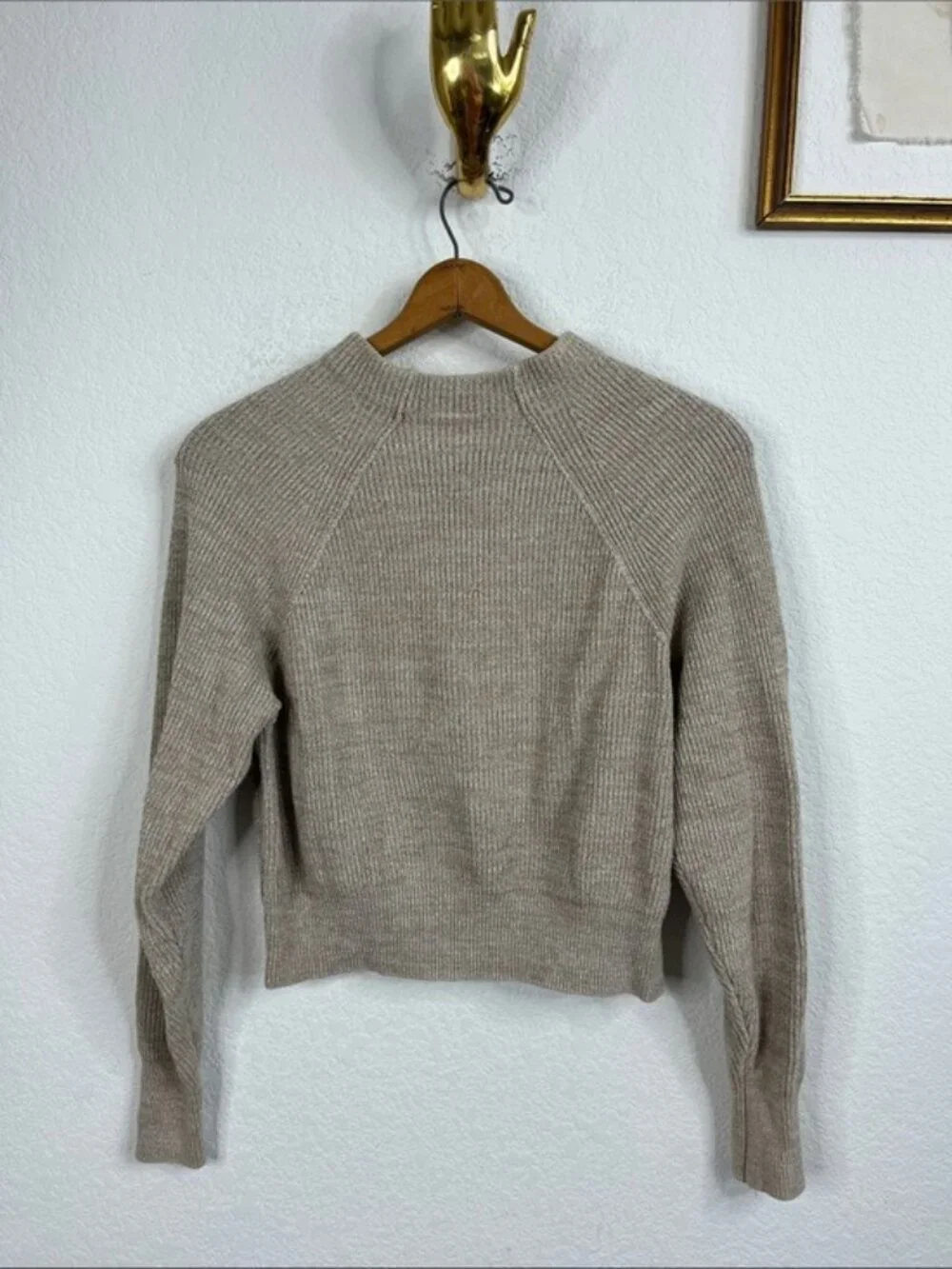 FREE PEOPLE Too Good Sweater In Oatmeal